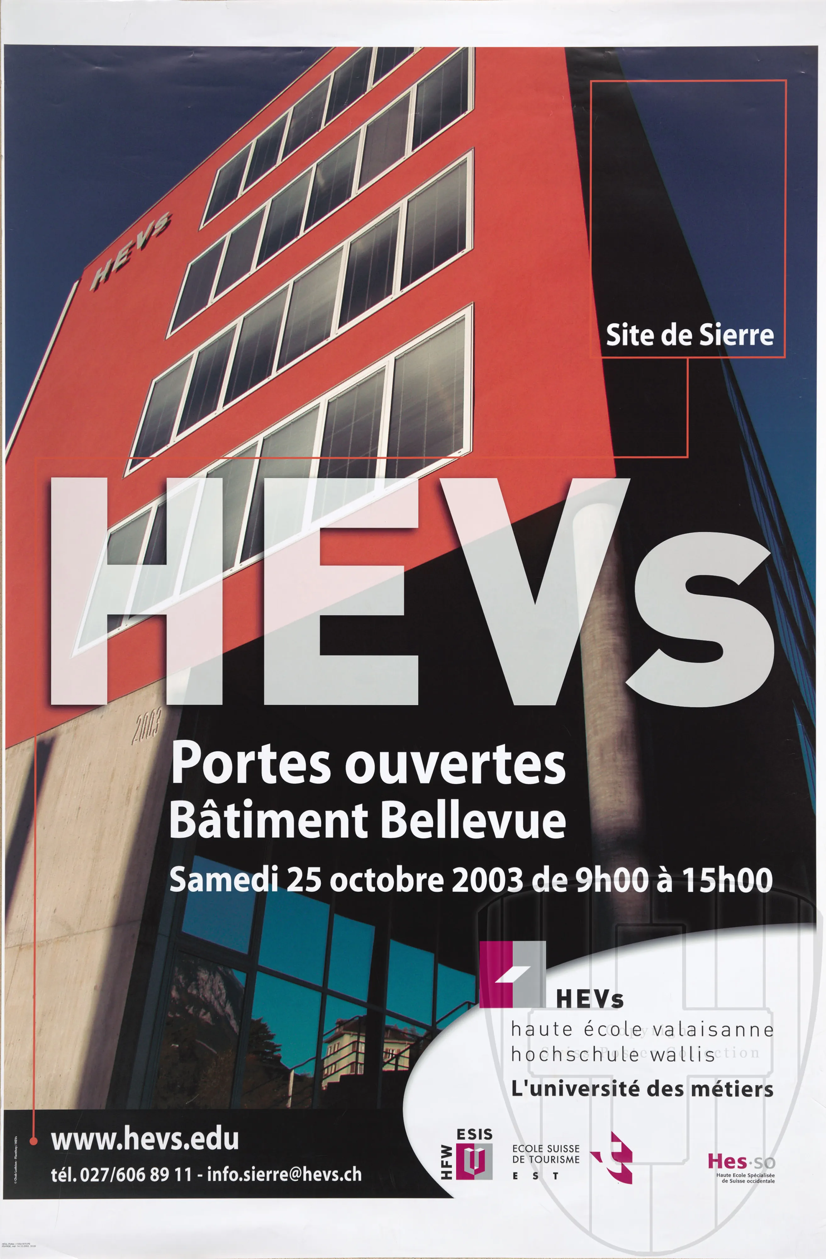 Site de Sierre. HEVs. Portes ouvertes. Bâtiment Bellevue