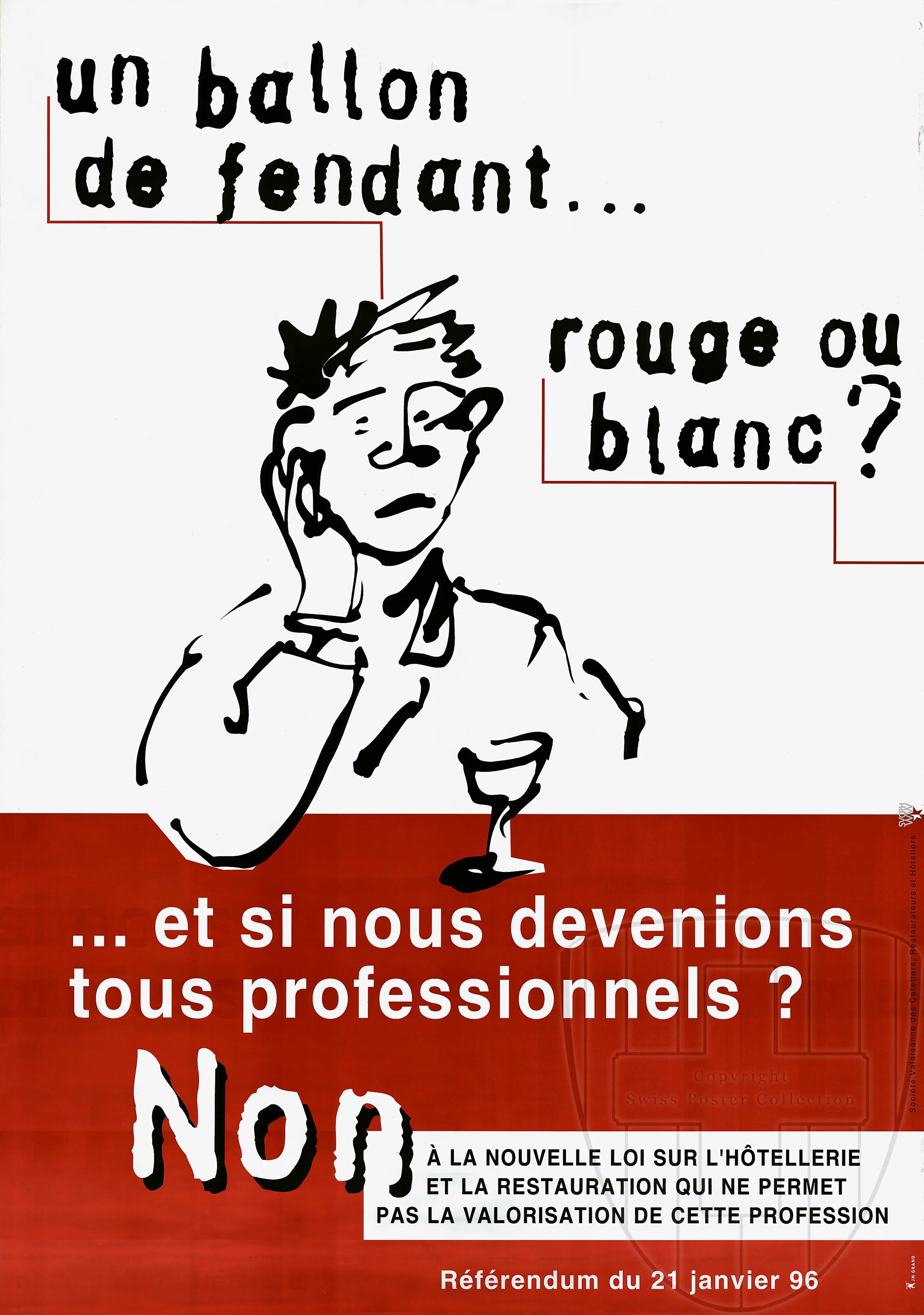 Un ballon de fendant… rouge ou blanc?